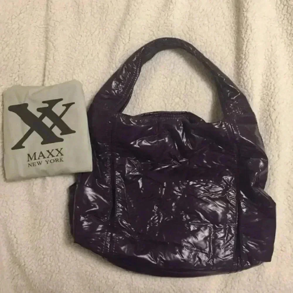 MAXX NY handbag in deep purple